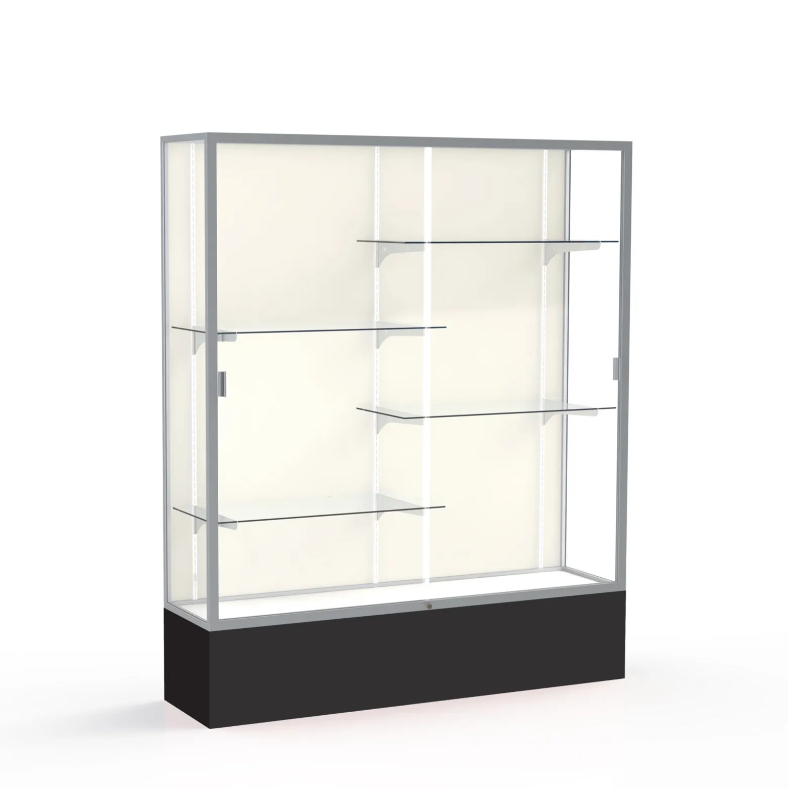 60" Wide Spirit Display Case with Fabric Back