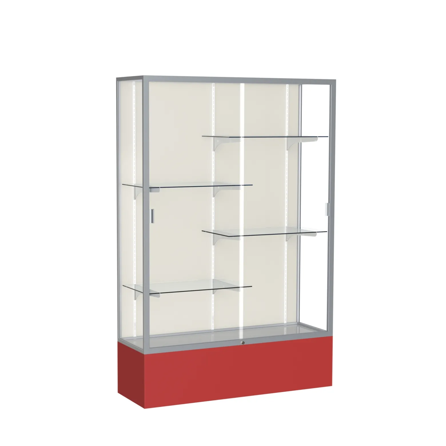 48" Wide Spirit Display Case with Fabric Back