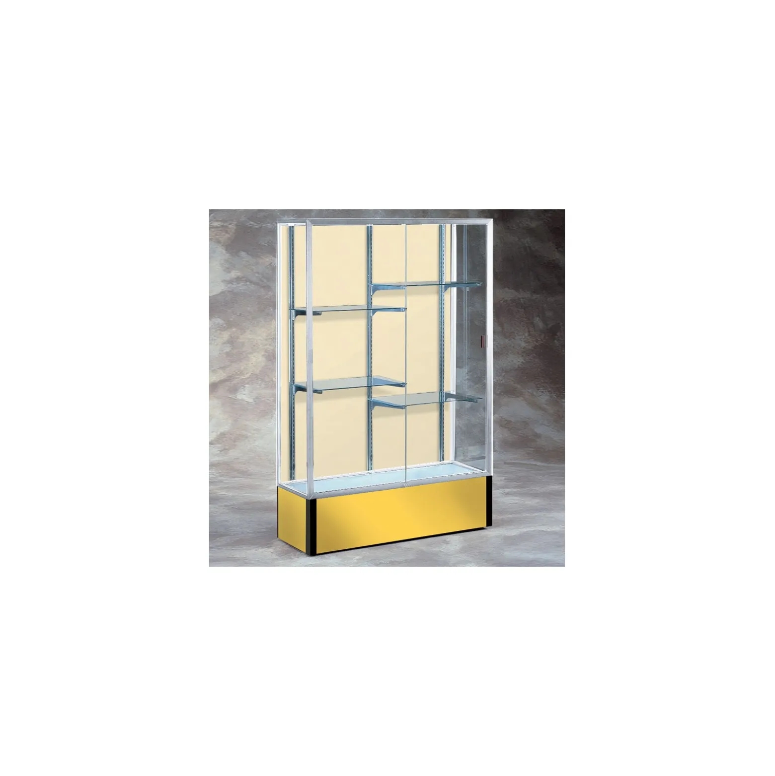 48" Wide Spirit Display Case with Fabric Back