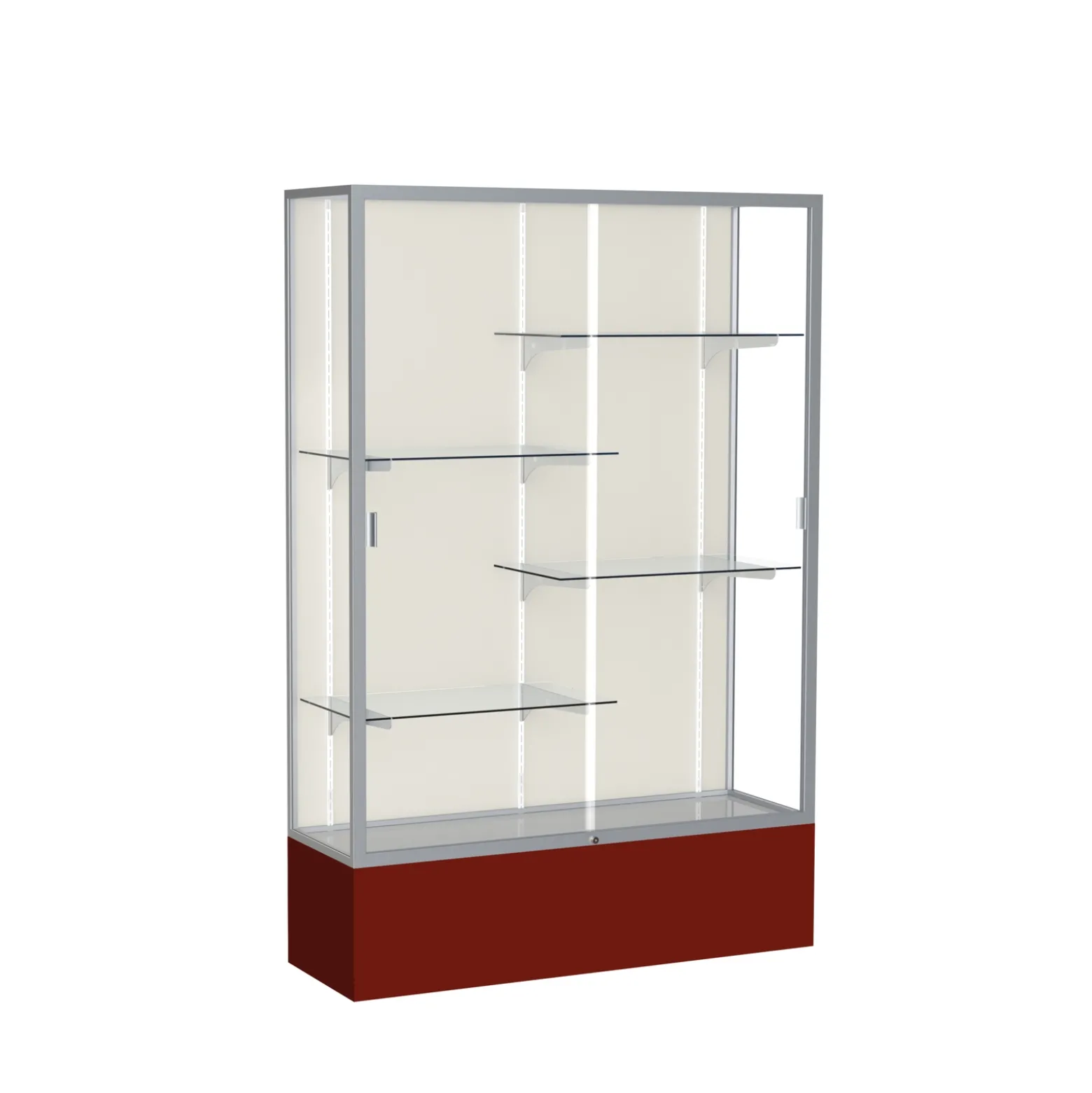 48" Wide Spirit Display Case with Fabric Back