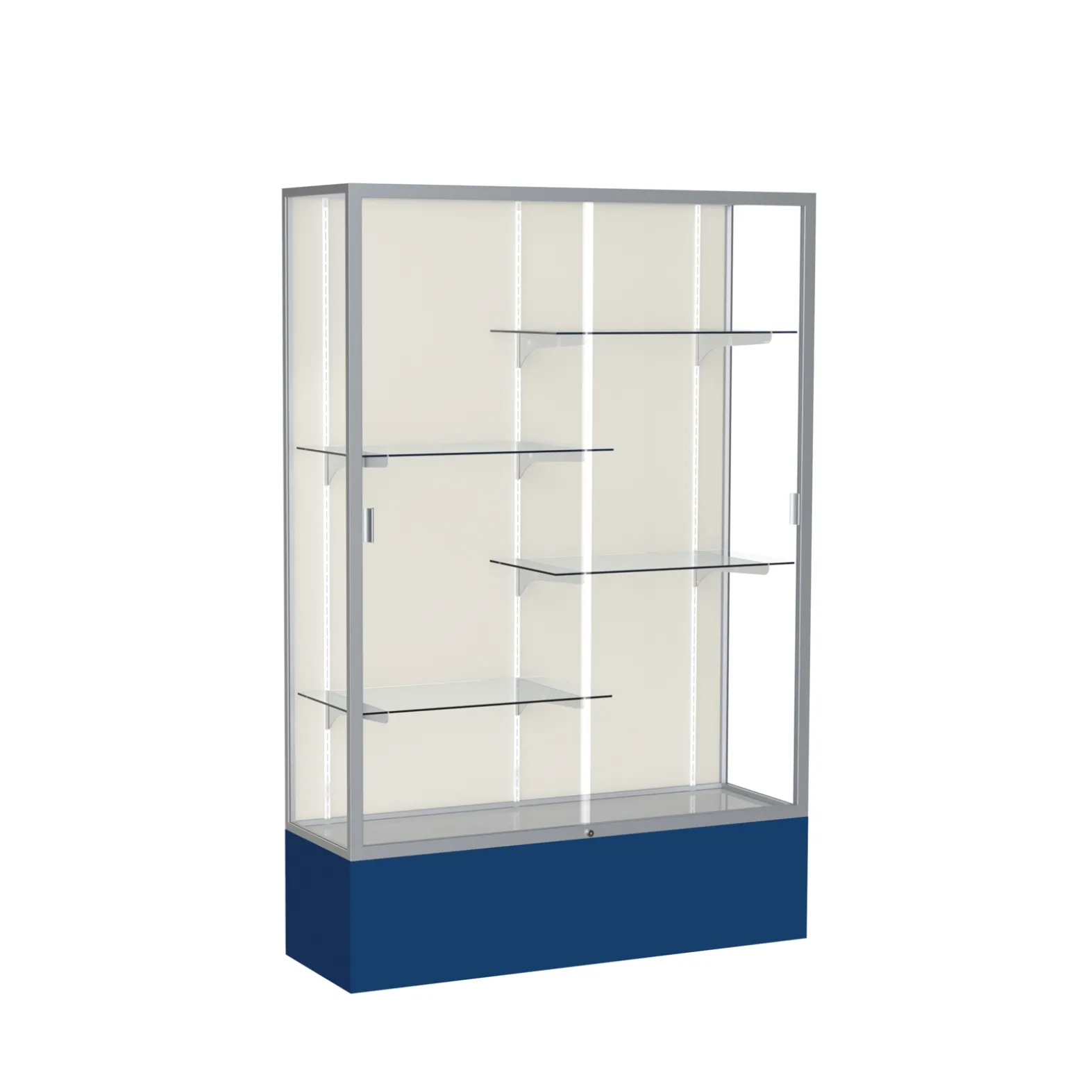 48" Wide Spirit Display Case with Fabric Back