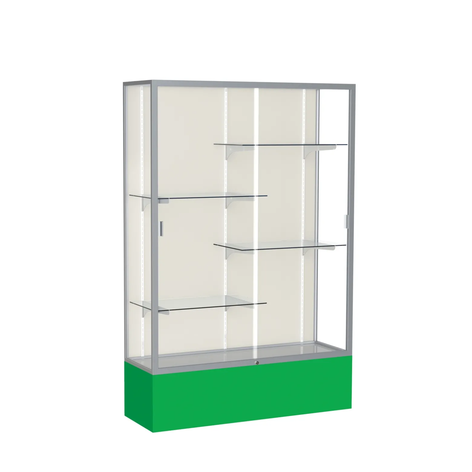 48" Wide Spirit Display Case with Fabric Back