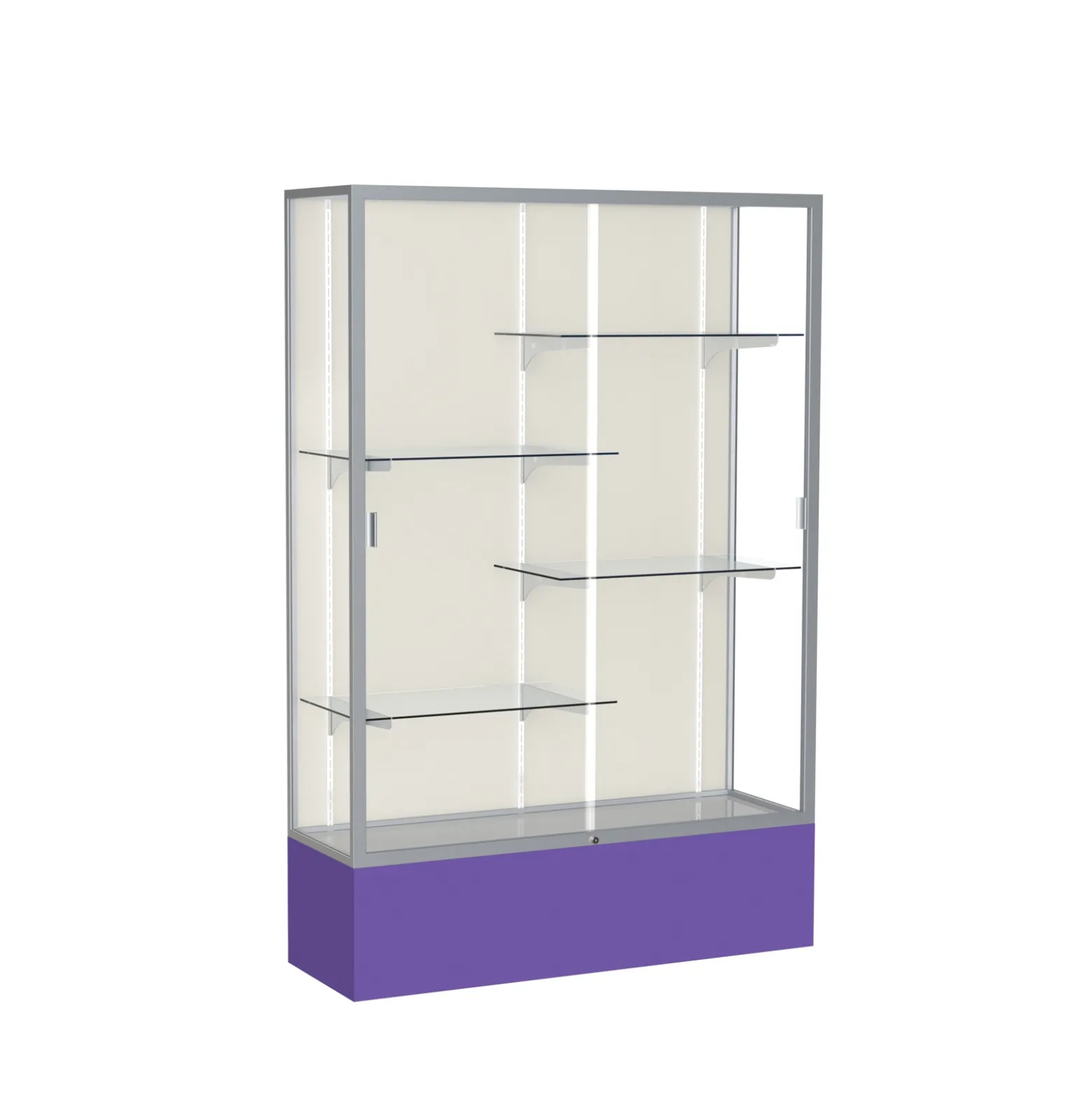 48" Wide Spirit Display Case with Fabric Back
