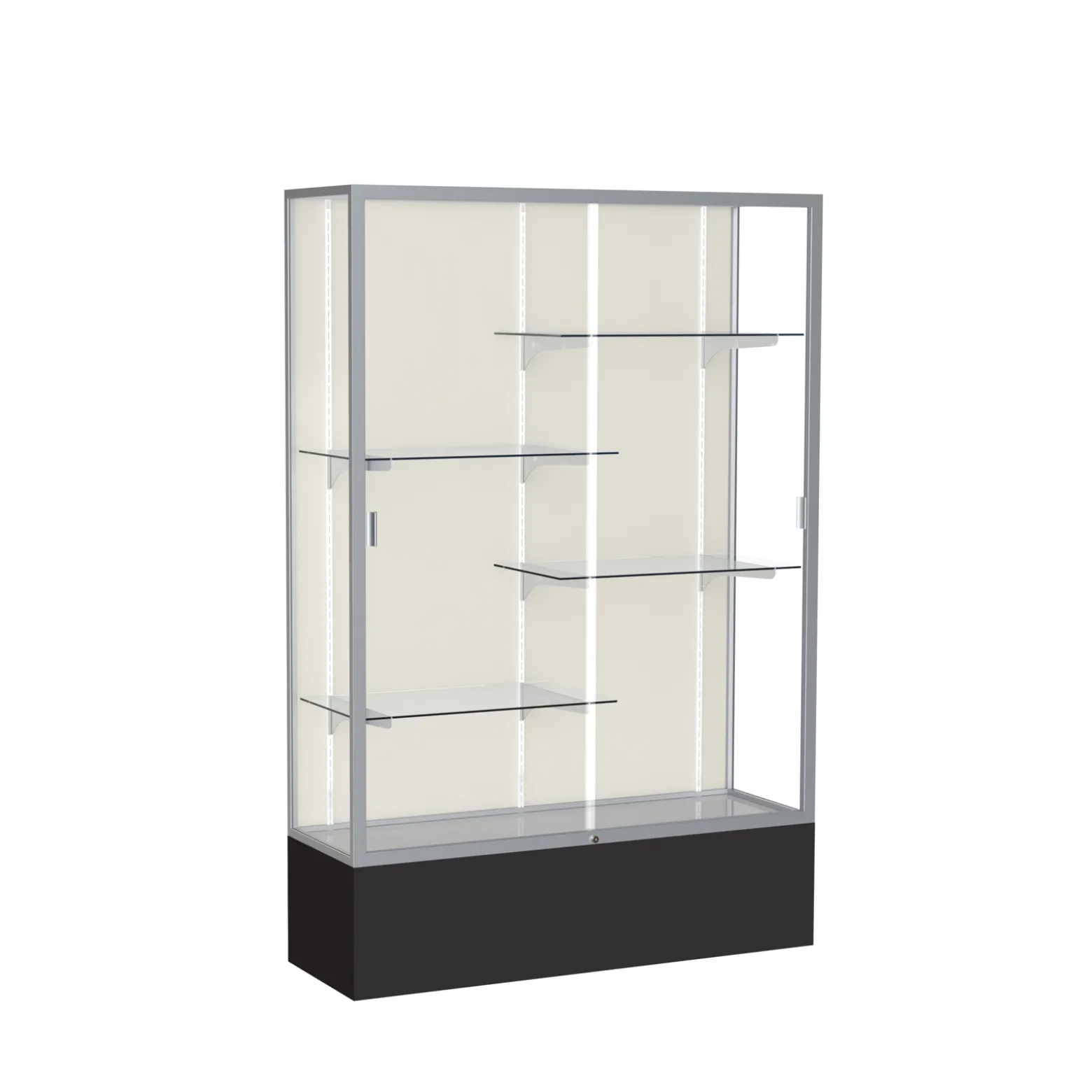 48" Wide Spirit Display Case with Fabric Back