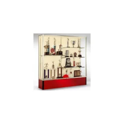 72" Wide Spirit Display Case with Fabric Back