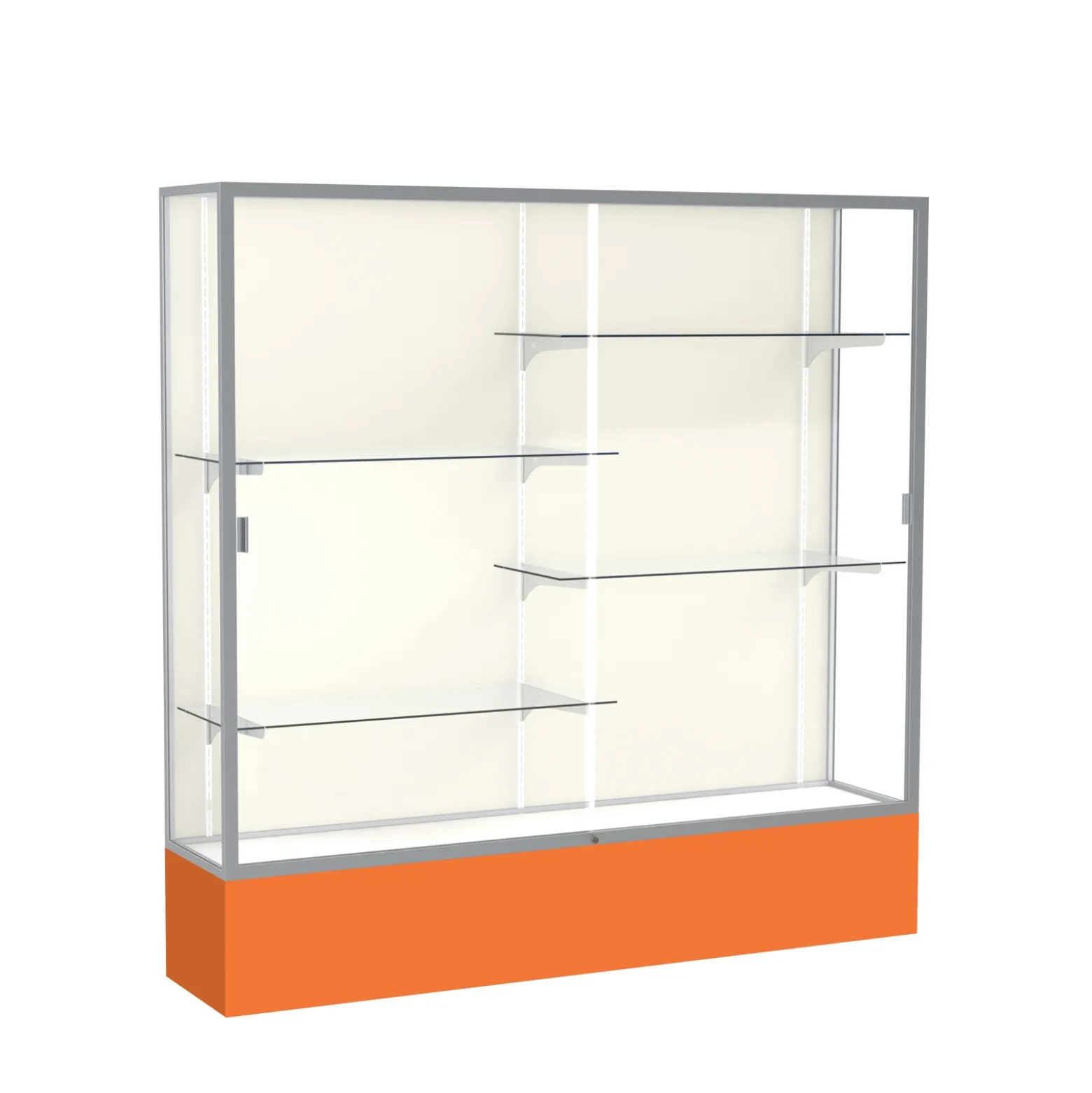72" Wide Spirit Display Case with Fabric Back