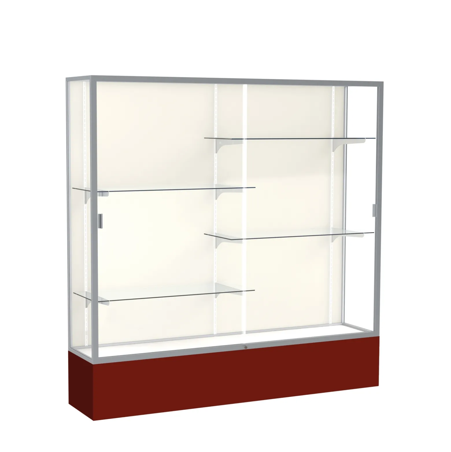 72" Wide Spirit Display Case with Fabric Back