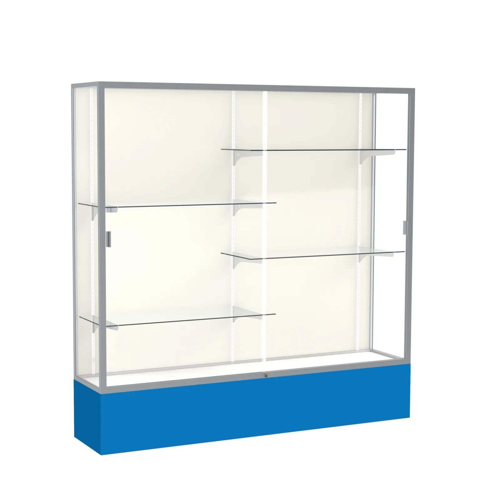 72" Wide Spirit Display Case with Fabric Back
