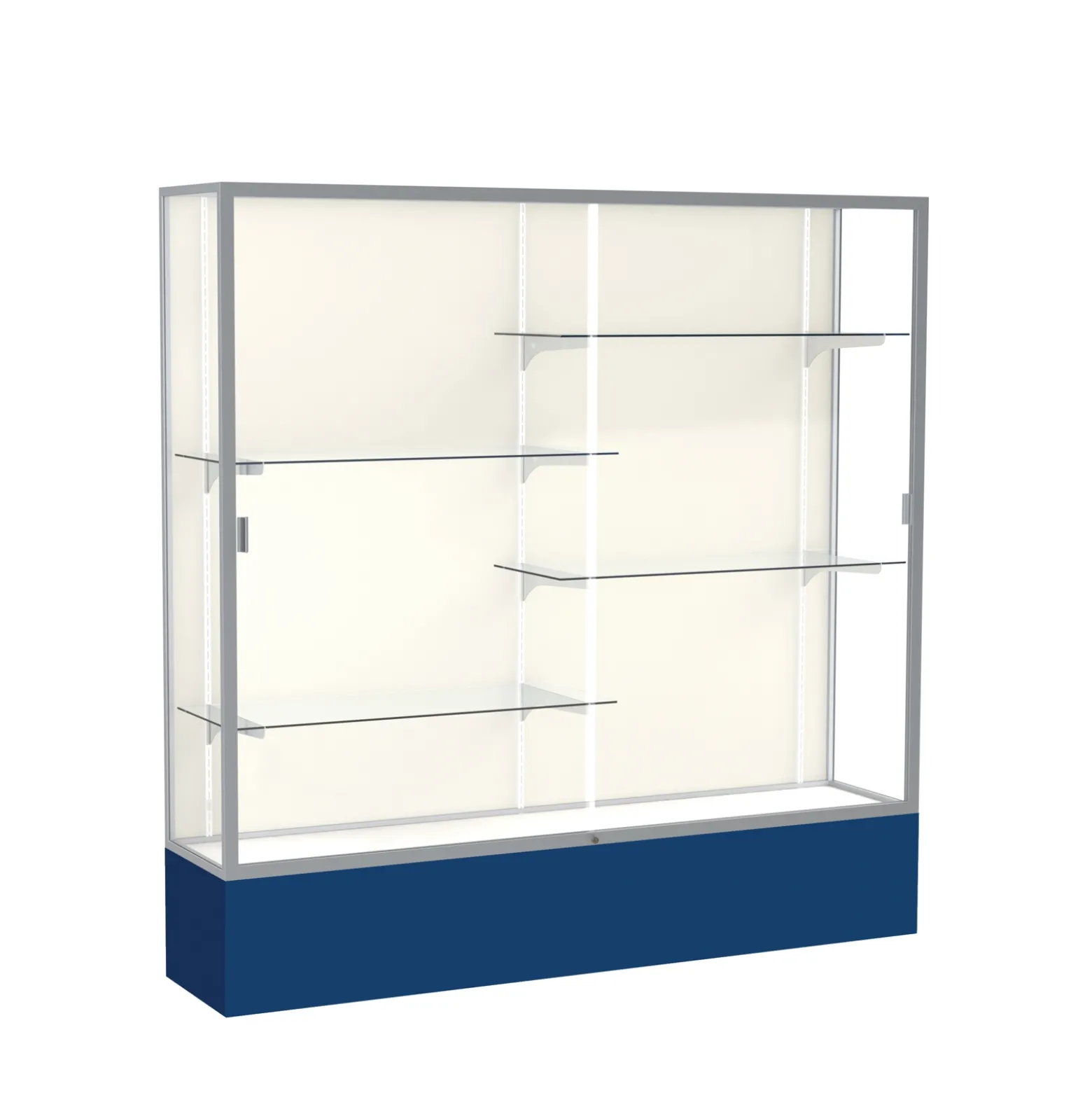 72" Wide Spirit Display Case with Fabric Back