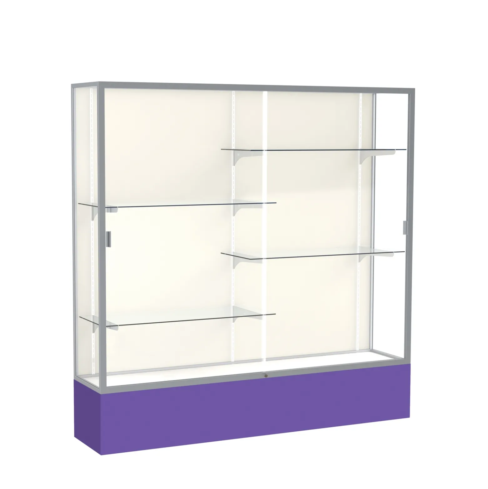 72" Wide Spirit Display Case with Fabric Back