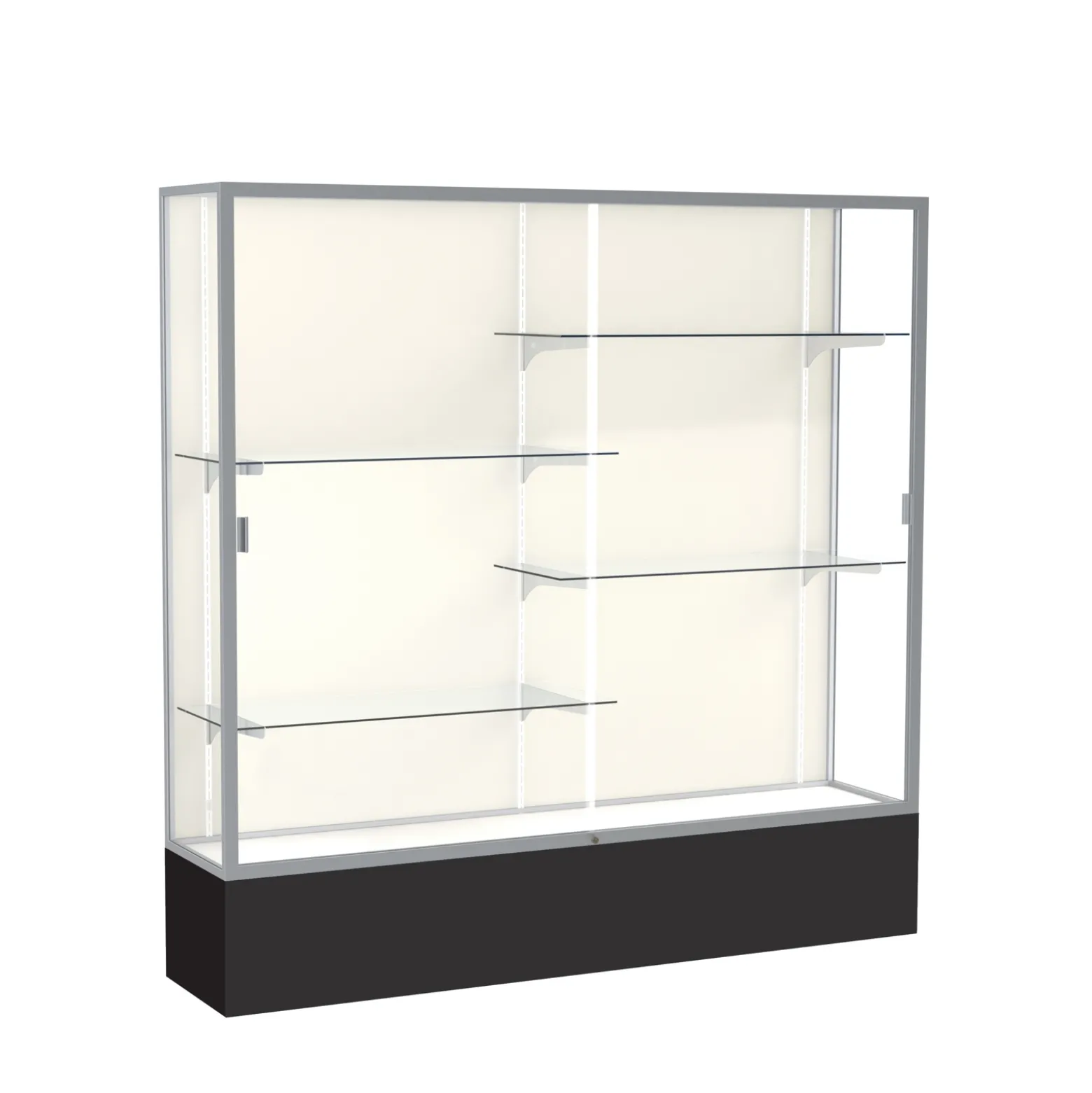72" Wide Spirit Display Case with Fabric Back