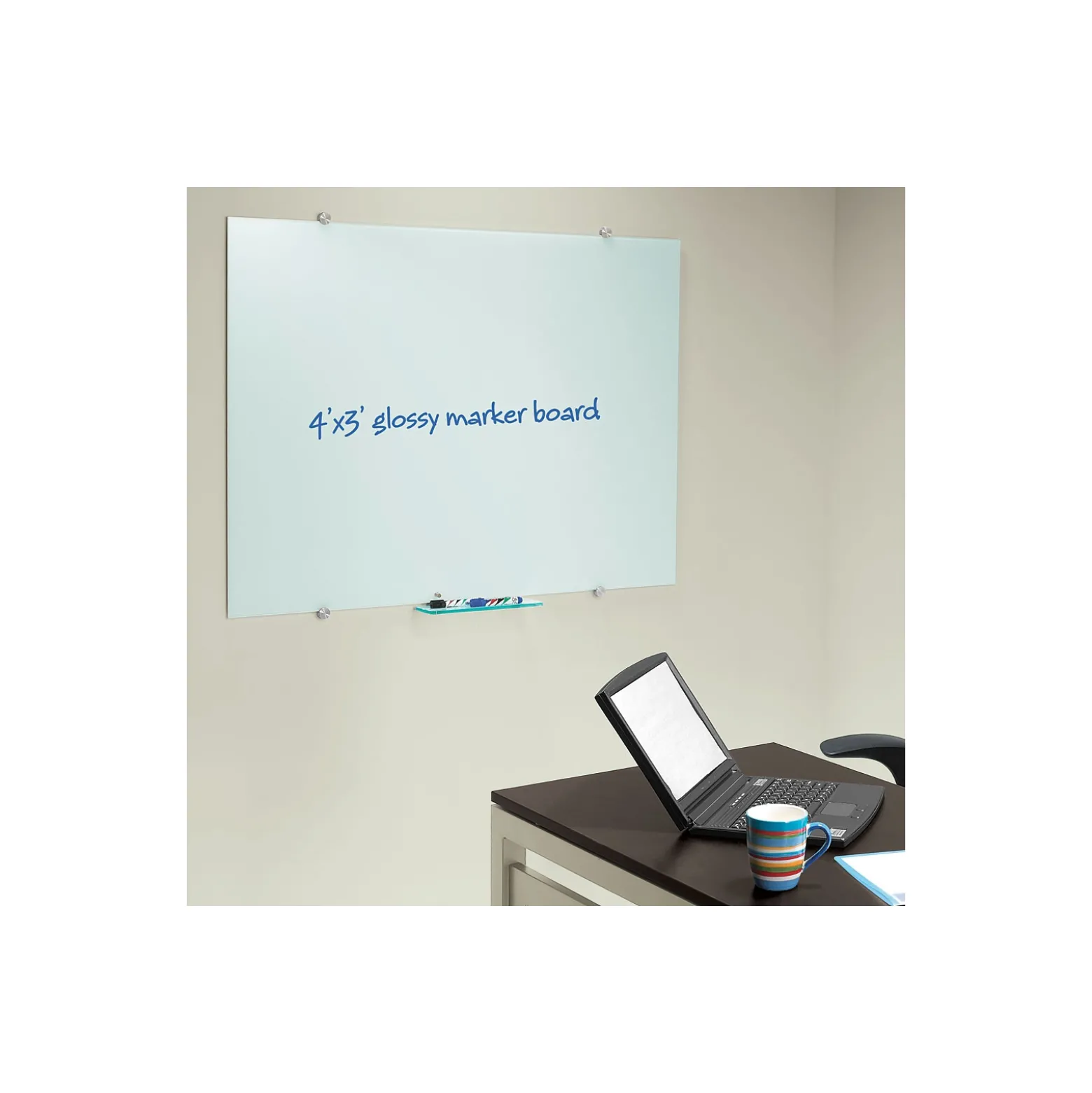 4' x 3' Glass Marker Board