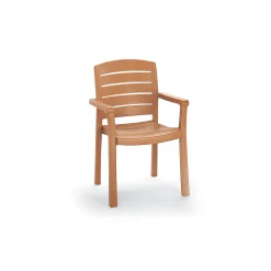 Acadia Ladder Back Outdoor Stacking Armchair