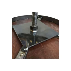 Adjustable Counter to Bar Height Industrial Stool with Black Frame