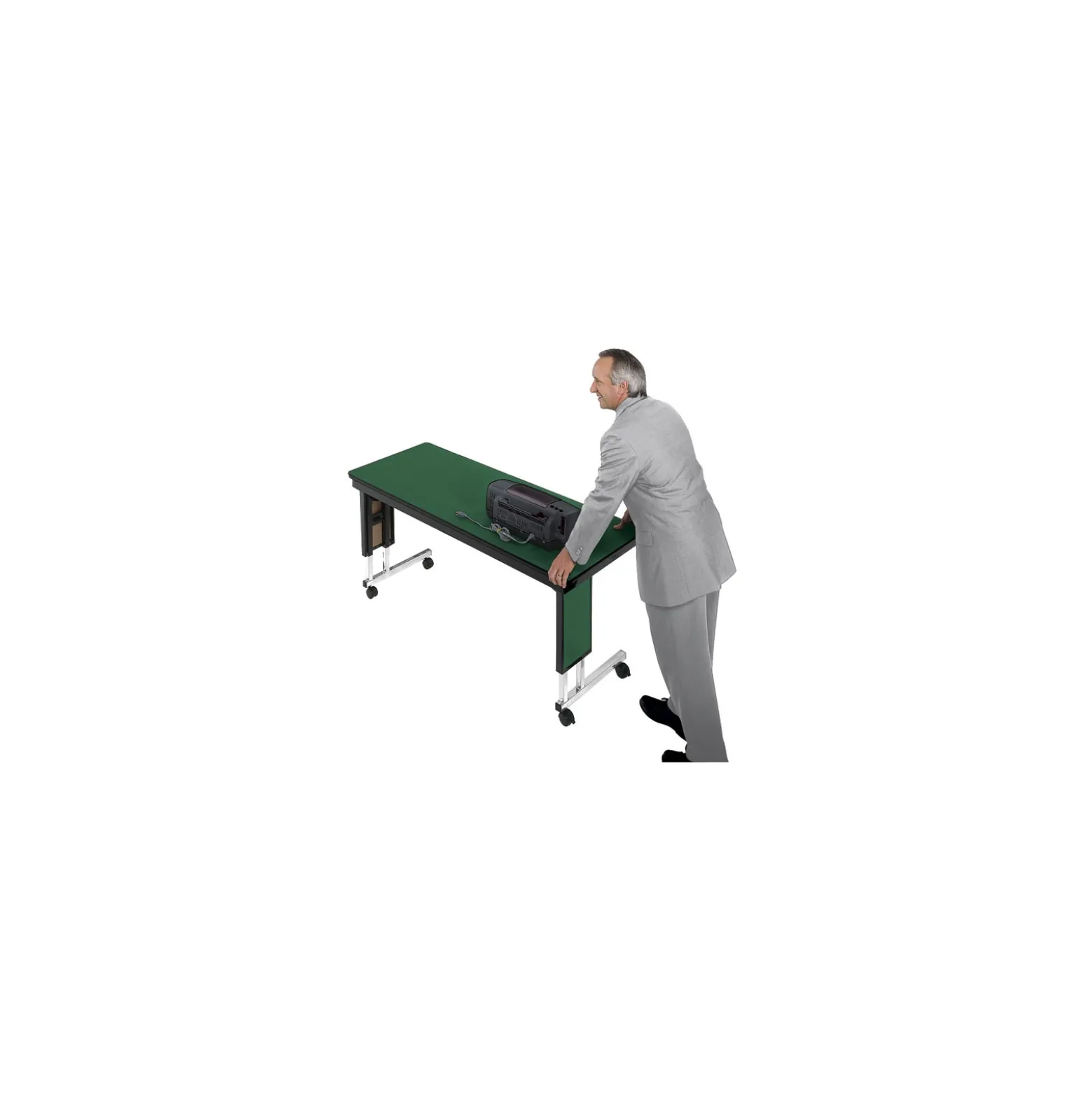Adjustable Height Folding Leg Seminar Table - 72" x 24"
