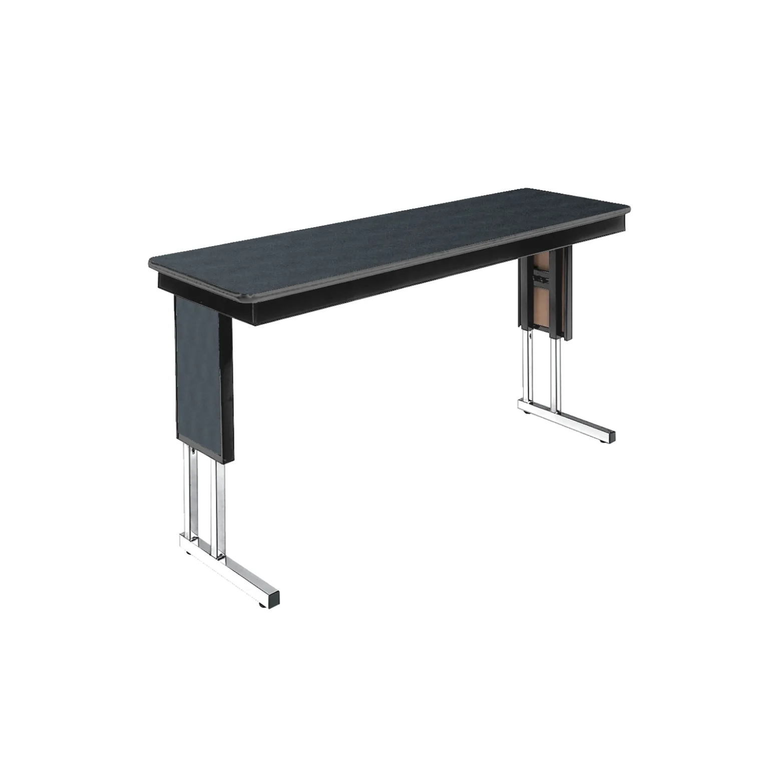 Adjustable Height Folding Leg Seminar Table - 72" x 18"