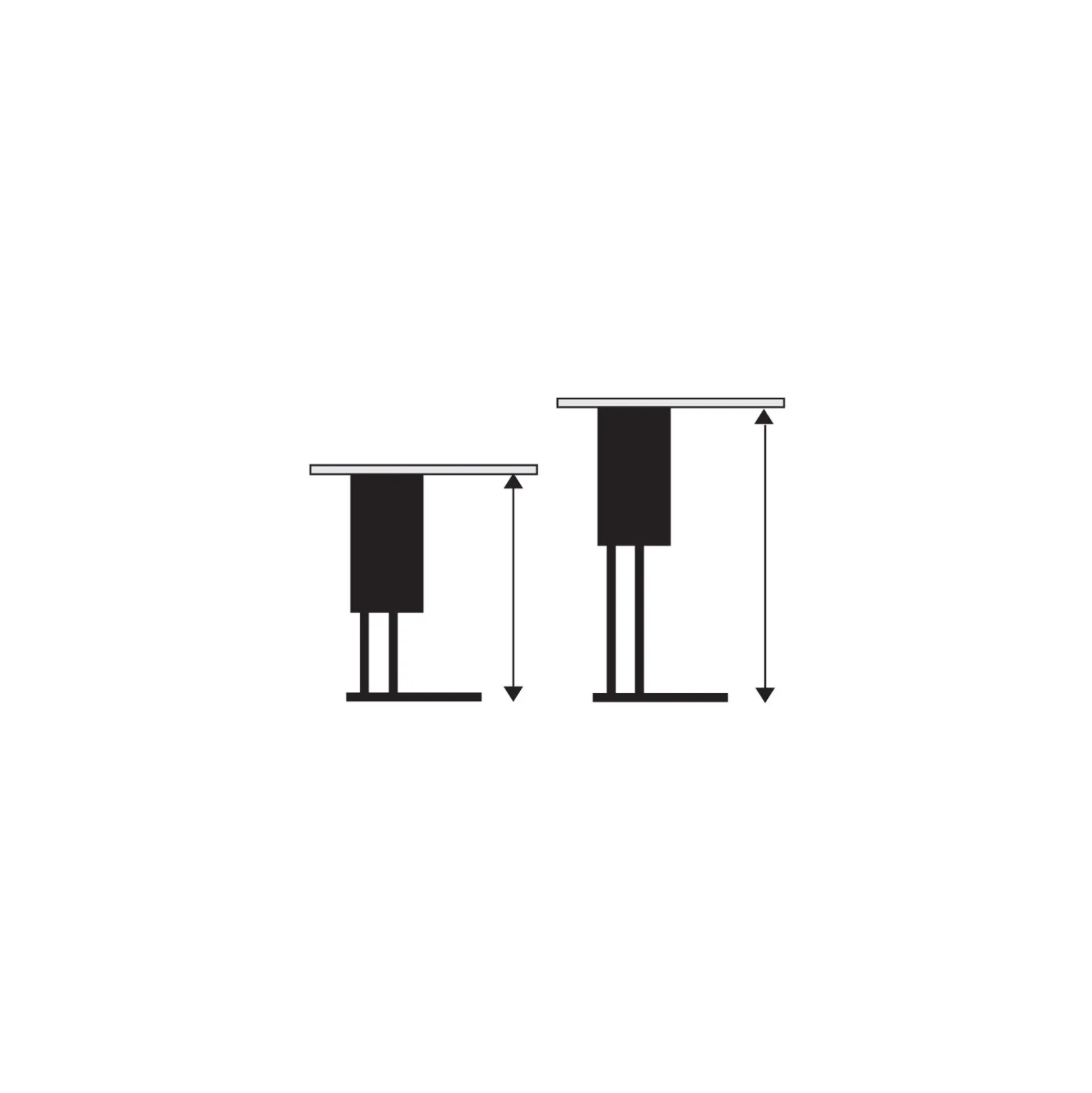 Adjustable Height Folding Leg Seminar Table - 72" x 18"