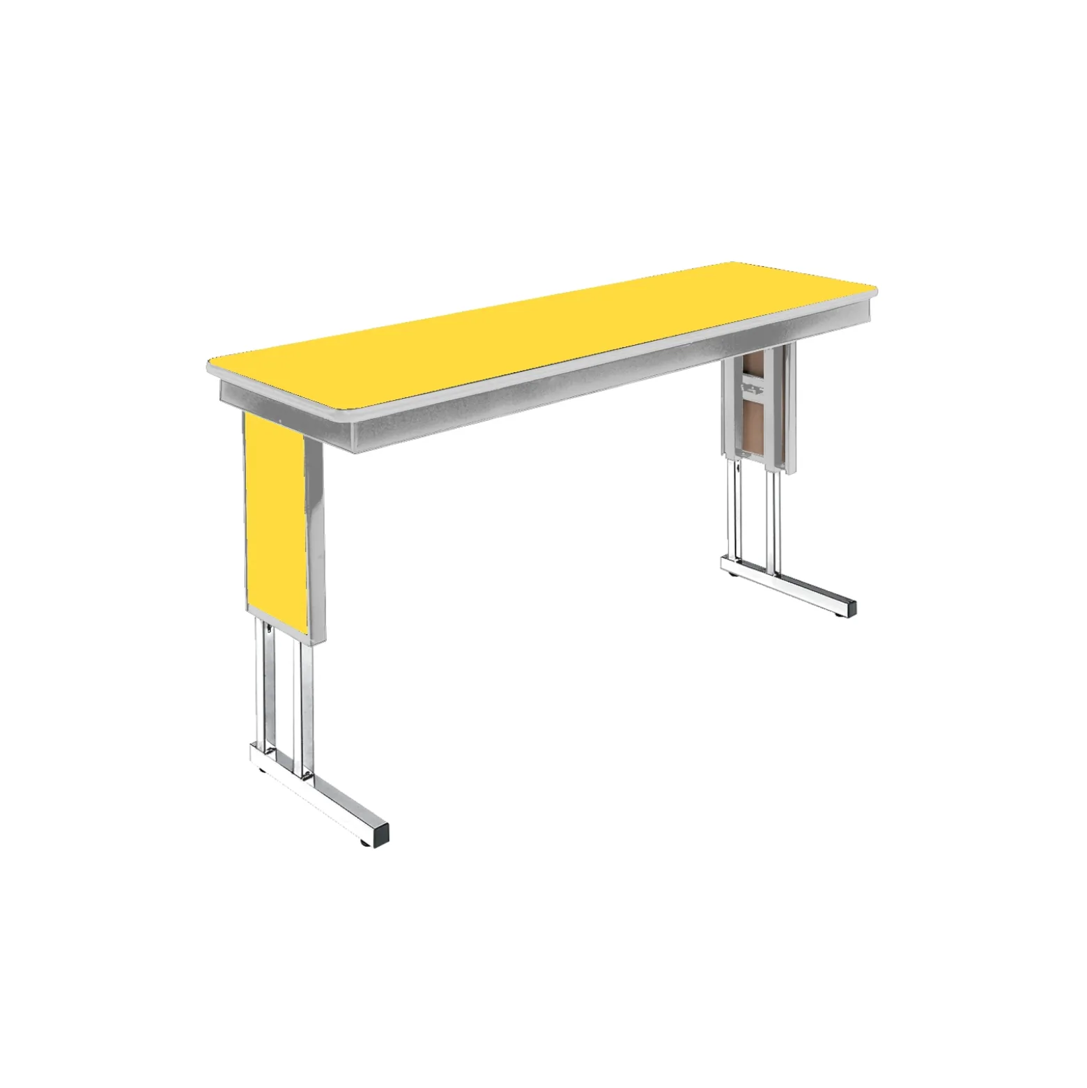 Adjustable Height Folding Leg Seminar Table - 60" x 20"