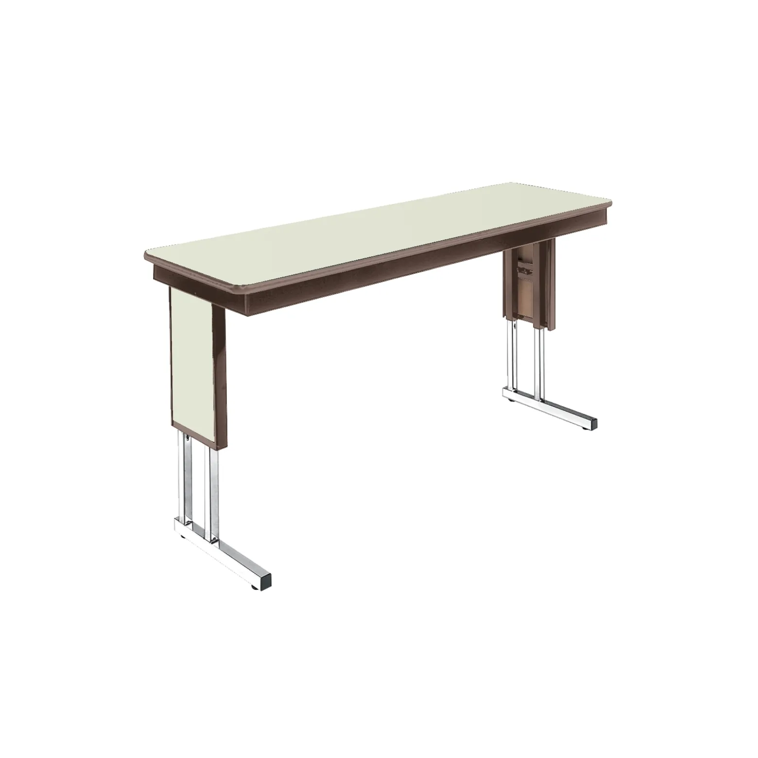 Adjustable Height Folding Leg Seminar Table - 60" x 20"