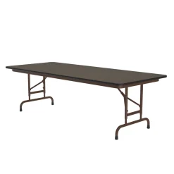 Adjustable Height Folding Table 30"W x 96"L x 22-32"H