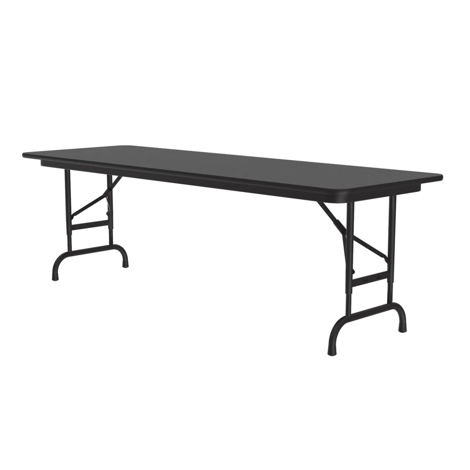 Adjustable Height Folding Table 24"W x 72"L x 22-32"H