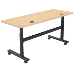 Adjustable Height Mobile Flipper Table - 60"W