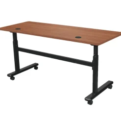 Adjustable Height Mobile Flipper Table - 60