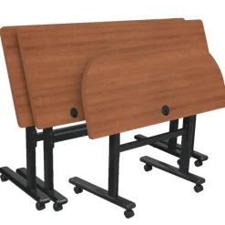 Adjustable Height Mobile Flipper Table - 60