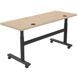 Adjustable Height Mobile Flipper Table - 60