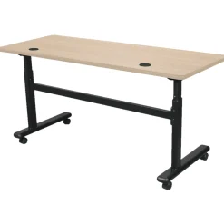 Adjustable Height Mobile Flipper Table - 60
