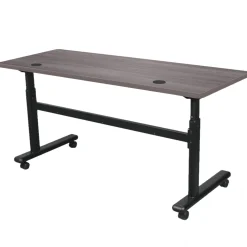 Adjustable Height Mobile Flipper Table - 60