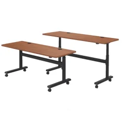 Adjustable Height Mobile Flipper Table - 72