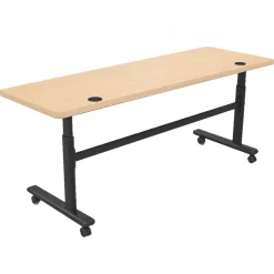 Adjustable Height Mobile Flipper Table - 72