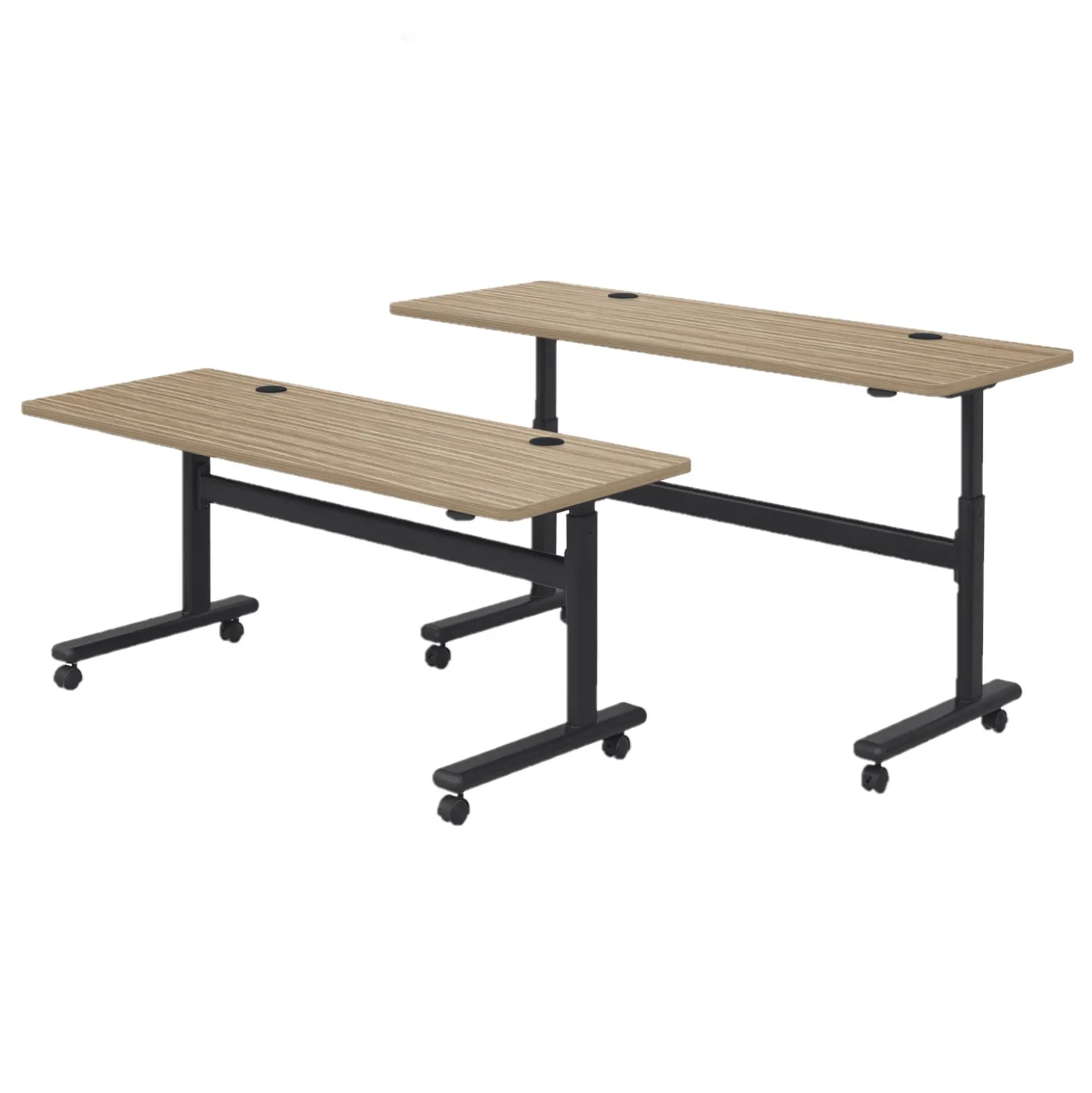 Adjustable Height Mobile Flipper Table - 72"W