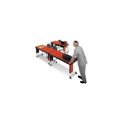 Adjustable Height Mobile Table 18" x 72"