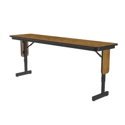 Adjustable Height Panel Leg Table- 96" x 18"
