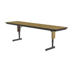 Adjustable Height Panel Leg Table 96