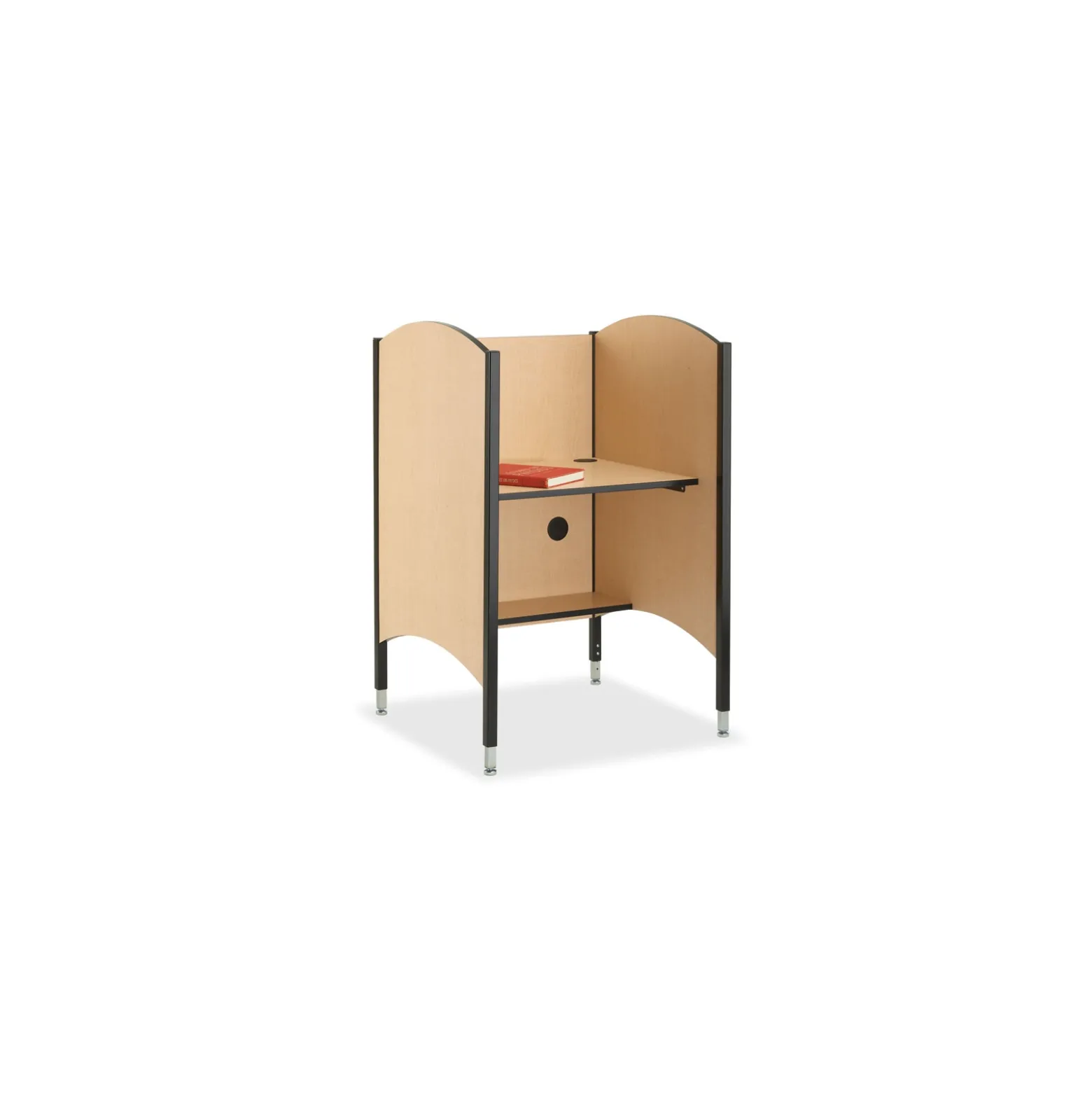 Adjustable Height Sit-Stand Kiosk