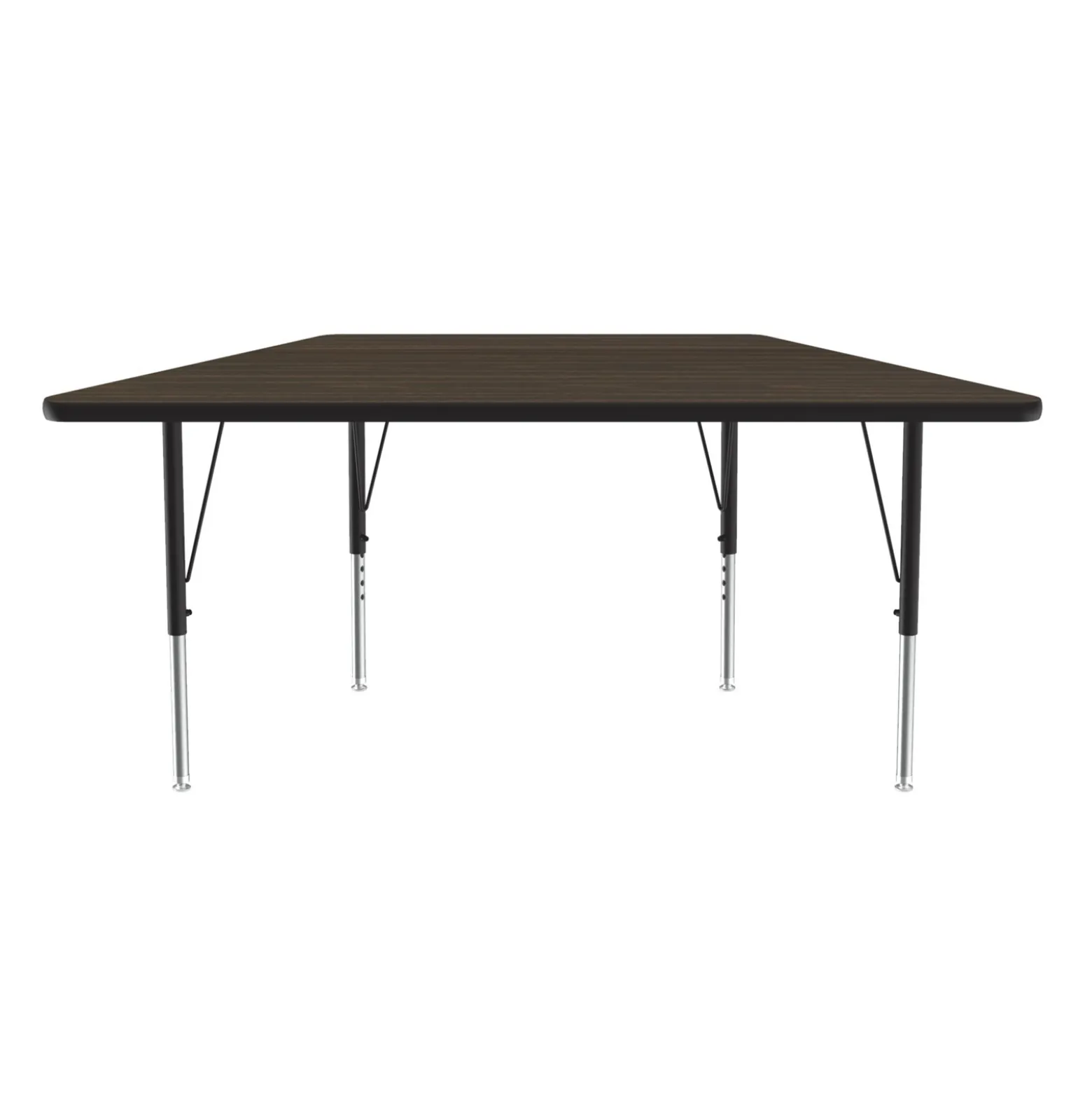 Adjustable Height Trapezoidal Table 30" x 30" x 60"