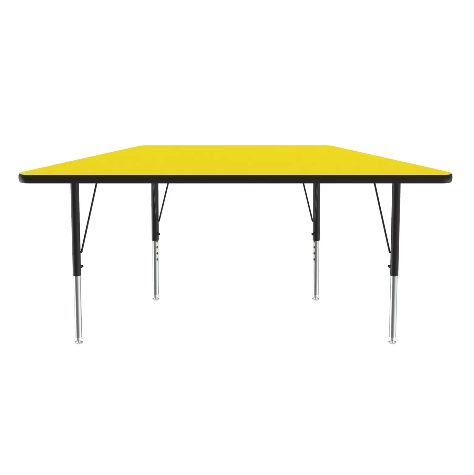 Adjustable Height Trapezoidal Table 30" x 30" x 60"
