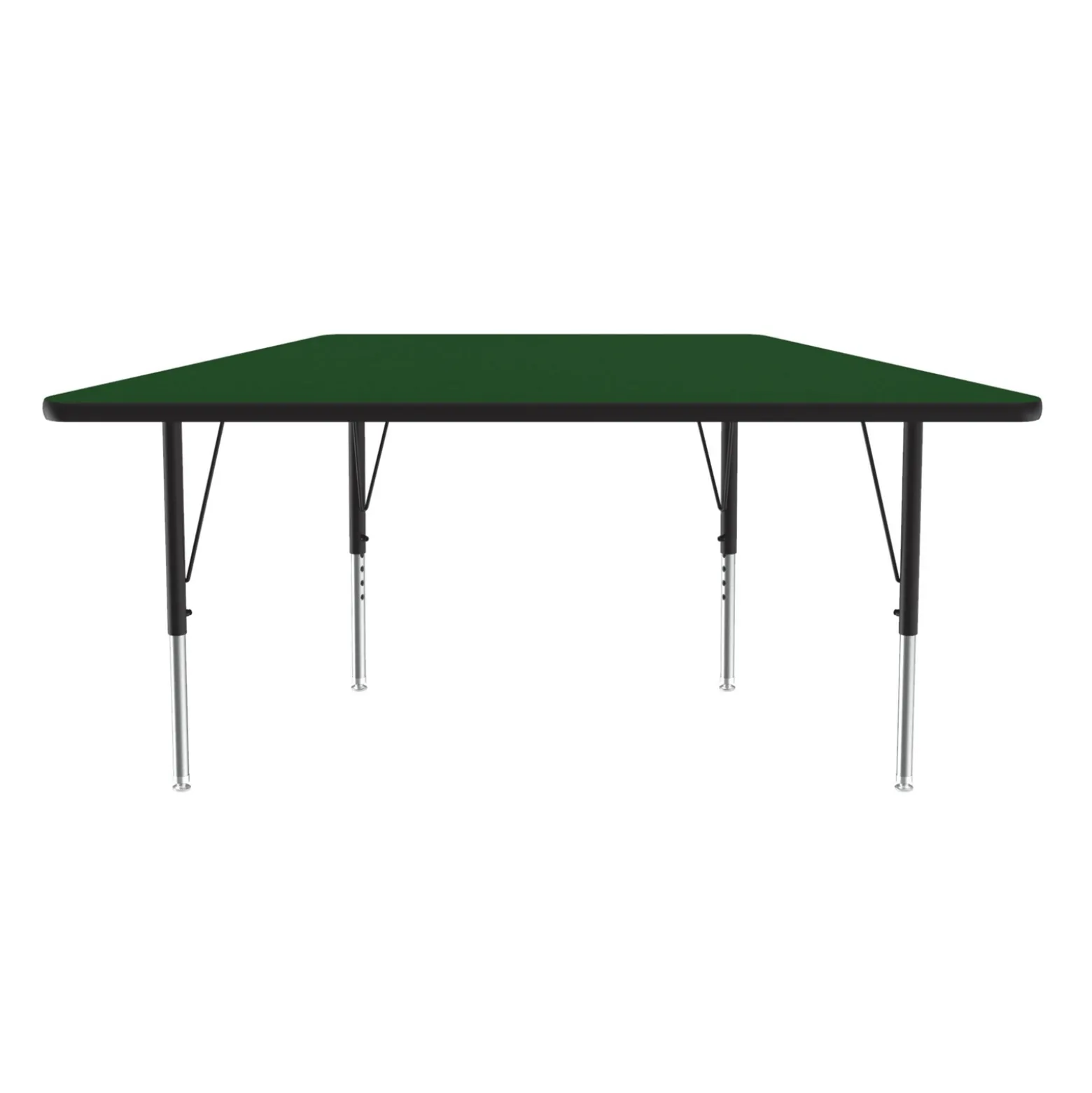 Adjustable Height Trapezoidal Table 30" x 30" x 60"