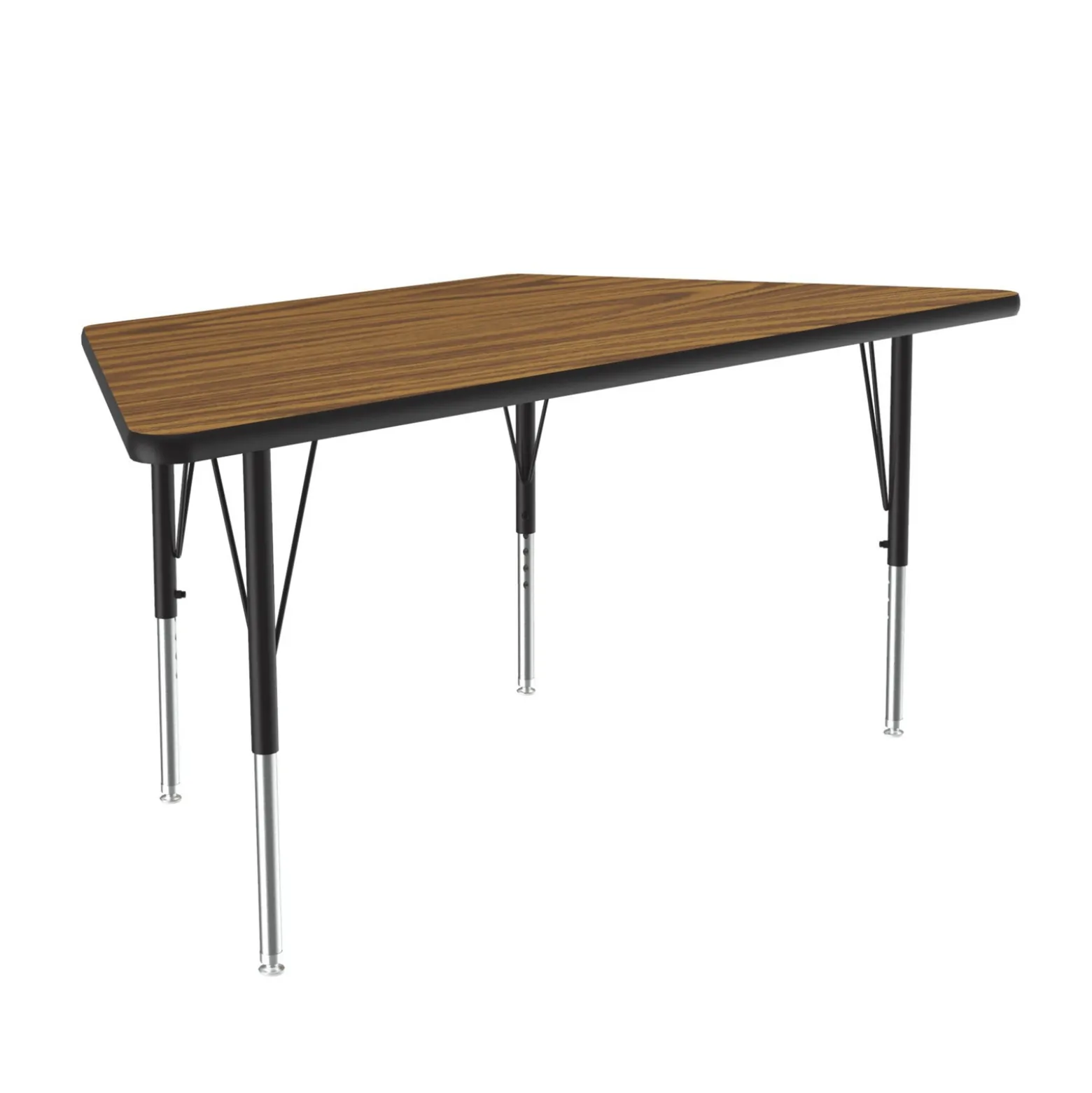 Adjustable Height Trapezoidal Table 30" x 30" x 60"