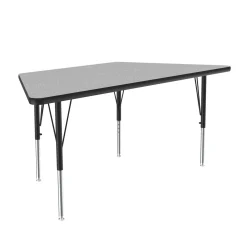 Adjustable Height Trapezoidal Table 30