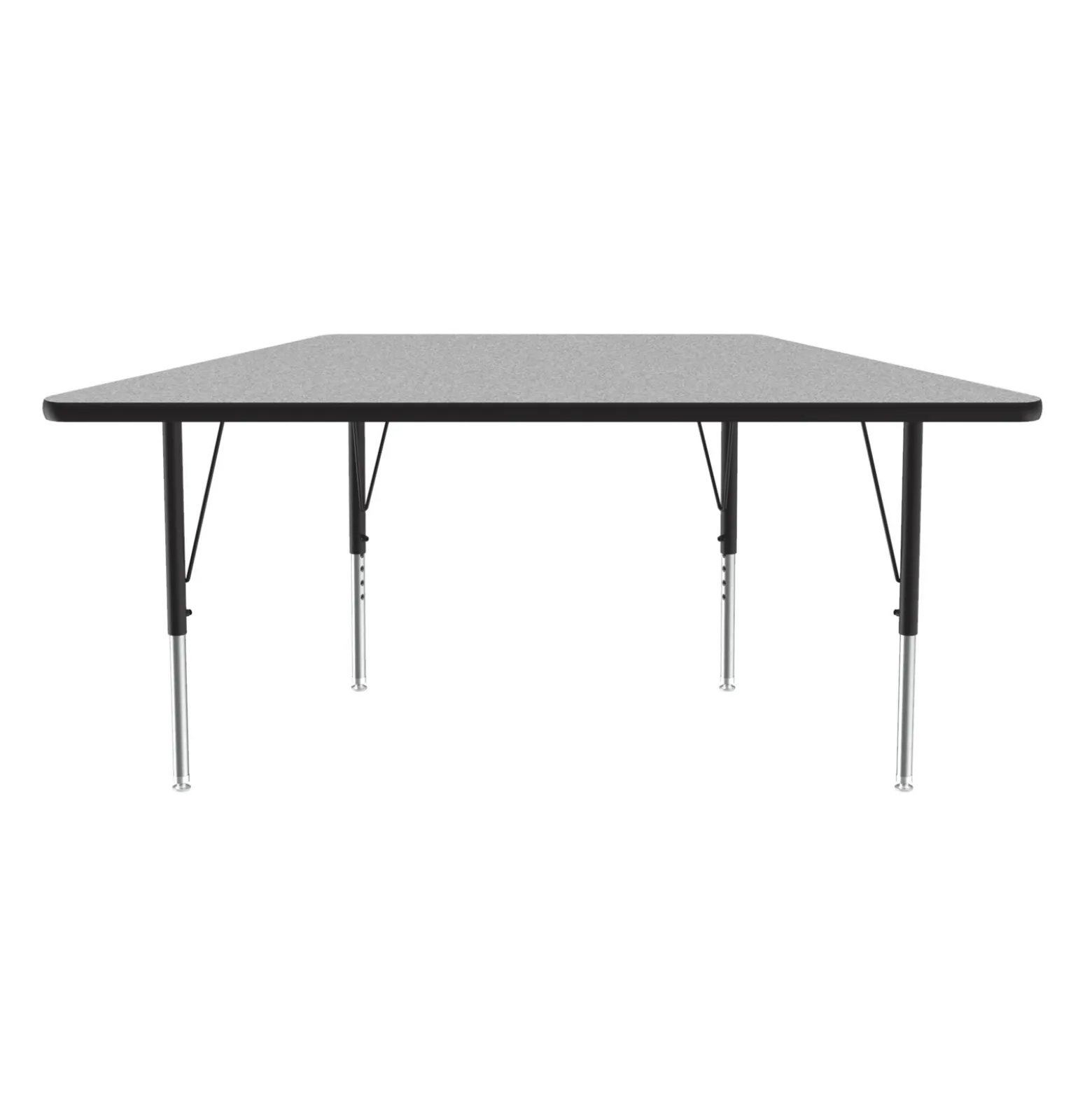 Adjustable Height Trapezoidal Table 30" x 30" x 60"