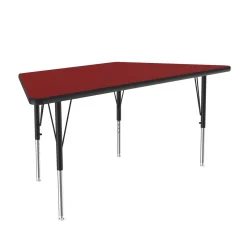 Adjustable Height Trapezoidal Table 30