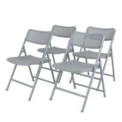 AirFlex Series Indoor/Outdoor Polypropylene Folding Chair (Set of 4)
