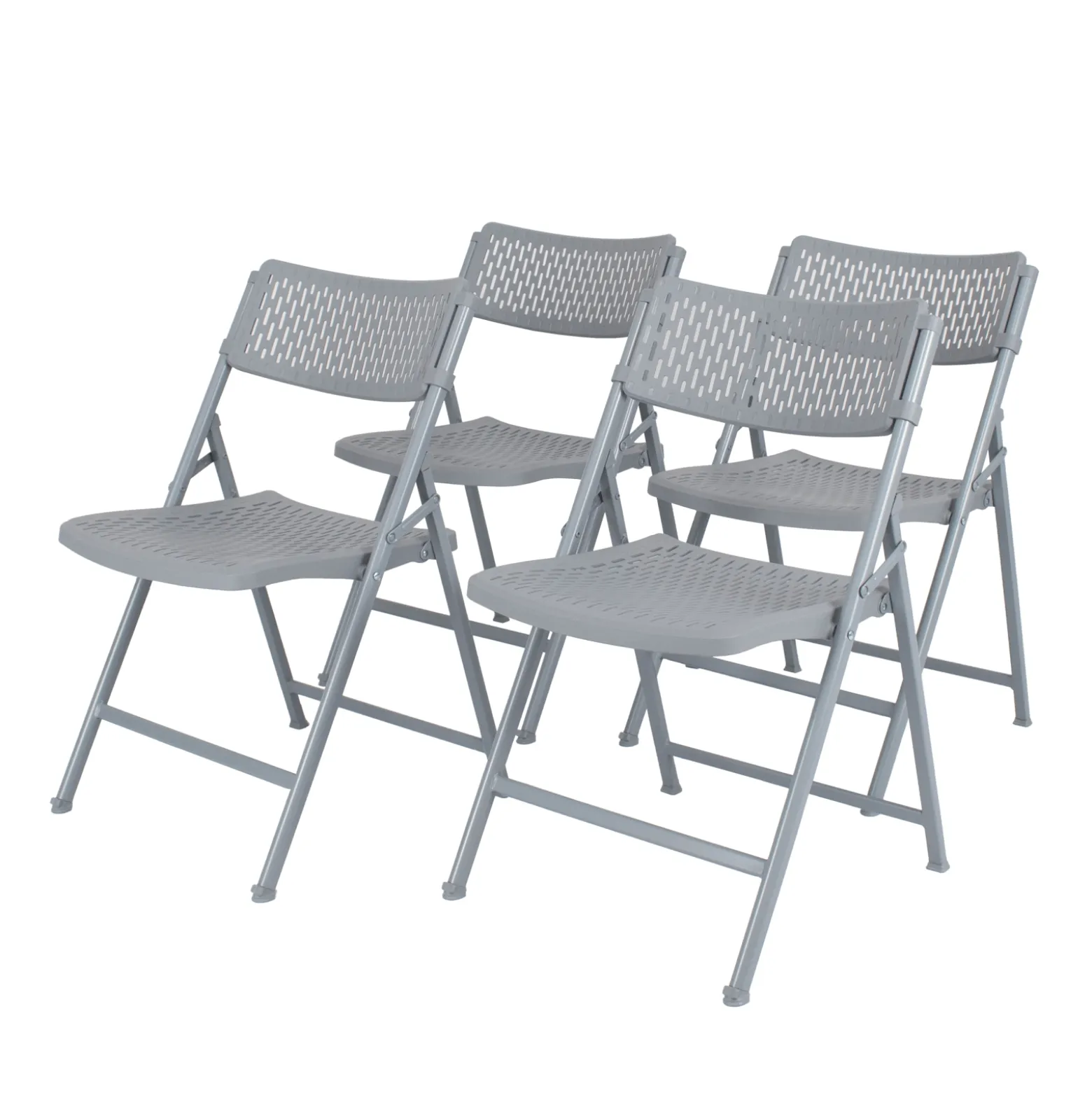 AirFlex Series Indoor/Outdoor Polypropylene Folding Chair (Set of 4)