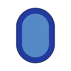 All Around 5'4" x 7'8" Oval Area Rug