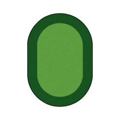 All Around 7'8" x 10'9" Oval Area Rug
