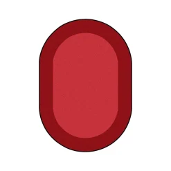 All Around 7'8" x 10'9" Oval Area Rug